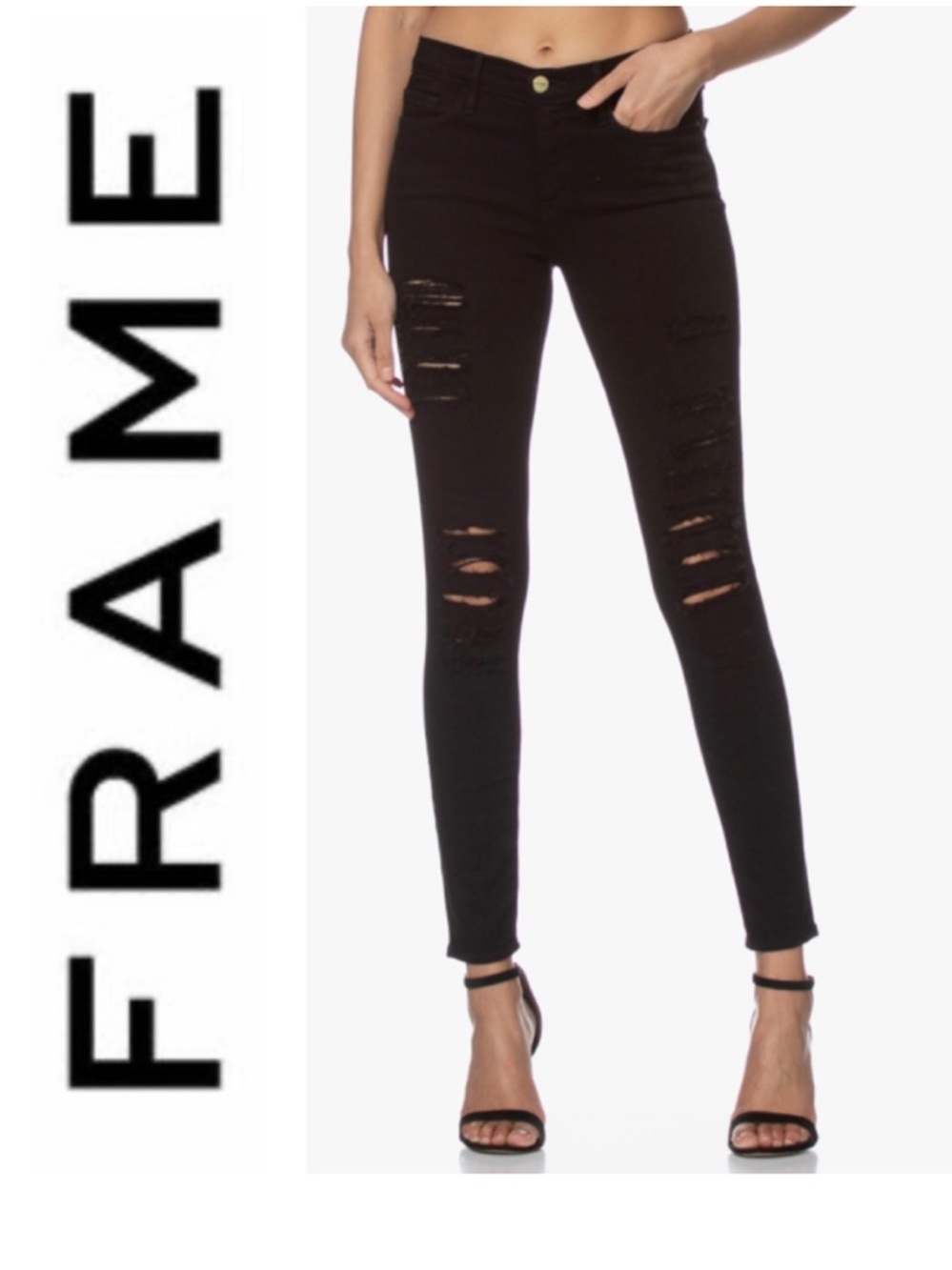 FRAME Le Skinny De Jeanne Skinny Jeans size 30